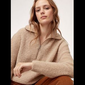 Aritzia Gwyneth Sweater, Honey Beige, XXS, NWT